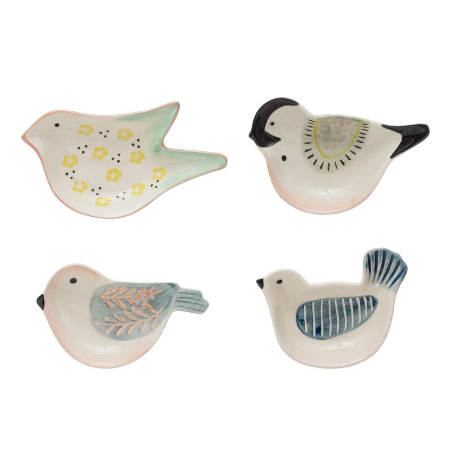 Bird Trinket Dish Stoneware MW-21947
