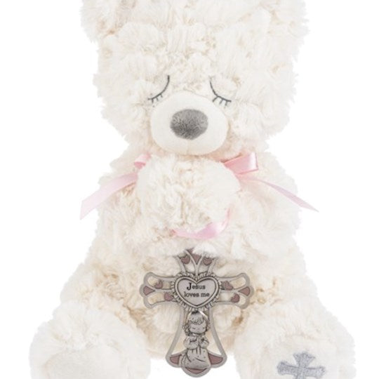 Serenity Bear Plush Pink MW-21958