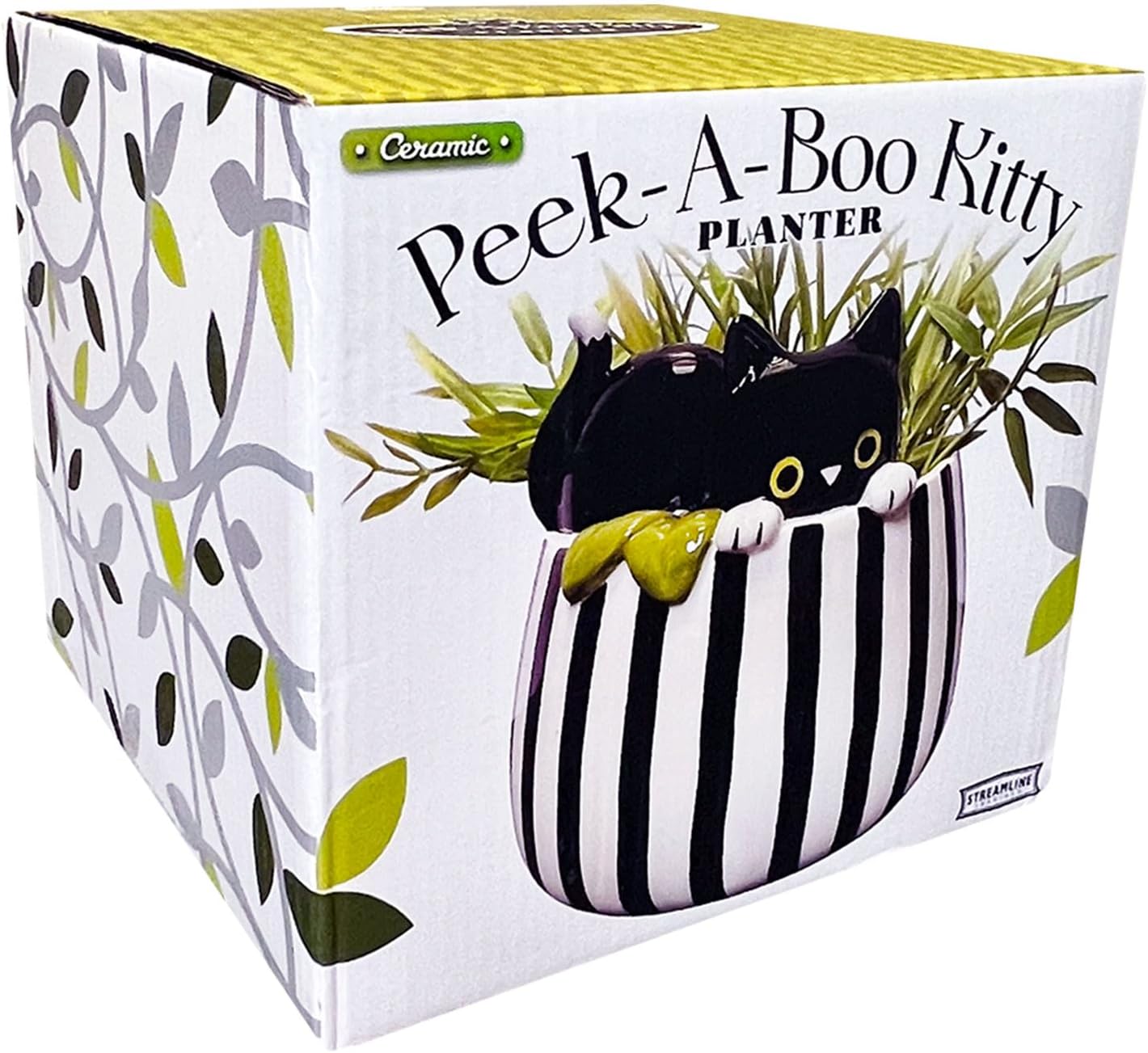 Peek A Boo Kitty Planter MW-21961_5
