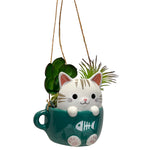 Cat In Cup Hanging Planter MW-21962_3