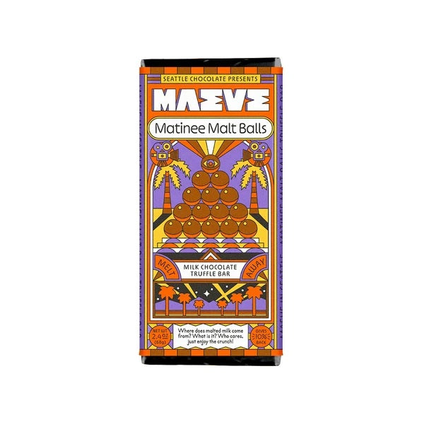 Maeve Matinee Malt Balls Truffle Bar - 2.4 oz MW-21969_6ea502d5-f45f-479d-8274-dab5e7462e16