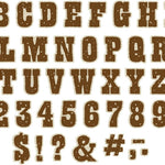 Wild West Deco Letters MW-21995_7d64ee5c-5033-48df-801e-0dddb47dc98d