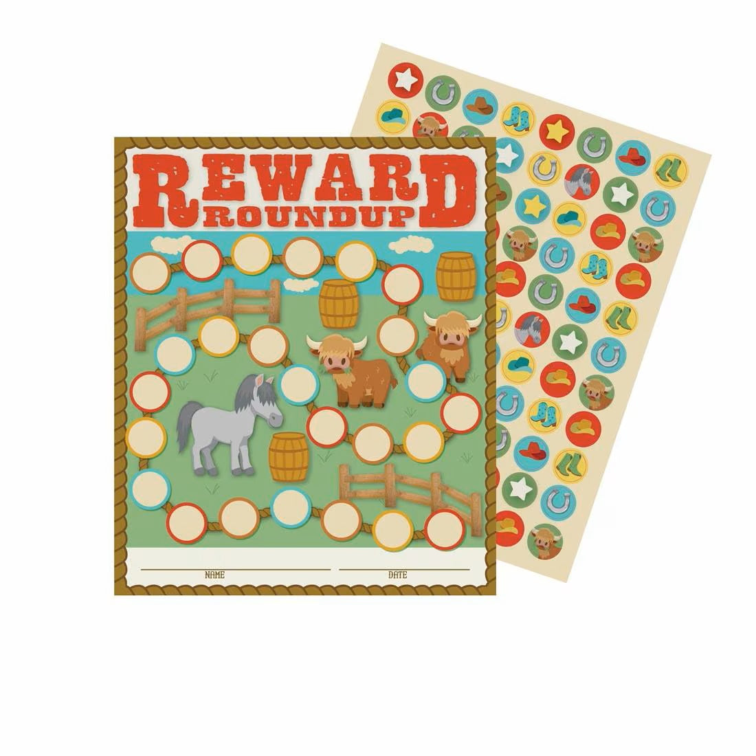 Wild West Reward Chart Sticker MW-21997