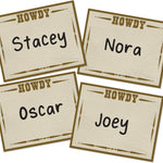 Wild West Name Tags Howdy MW-21998
