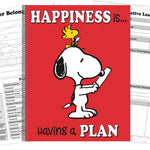 Snoopy Happiness Plan Book MW-22005