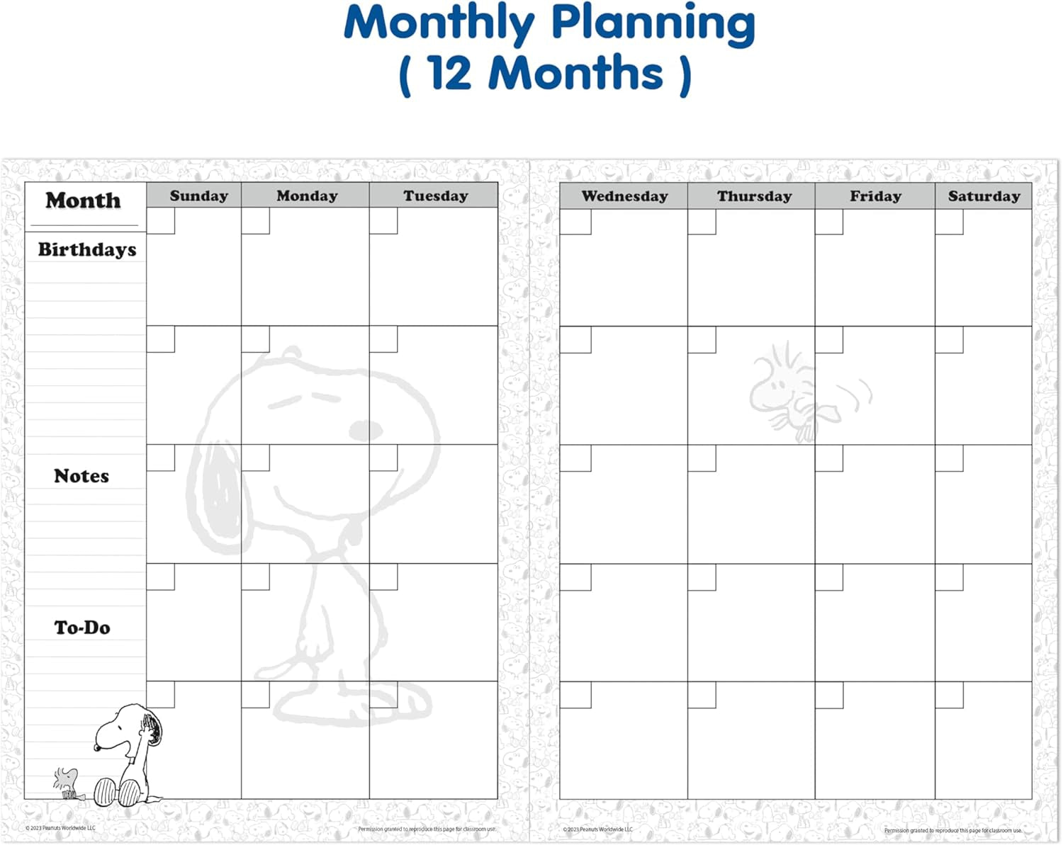 Snoopy Happiness Plan Book MW-22005_2