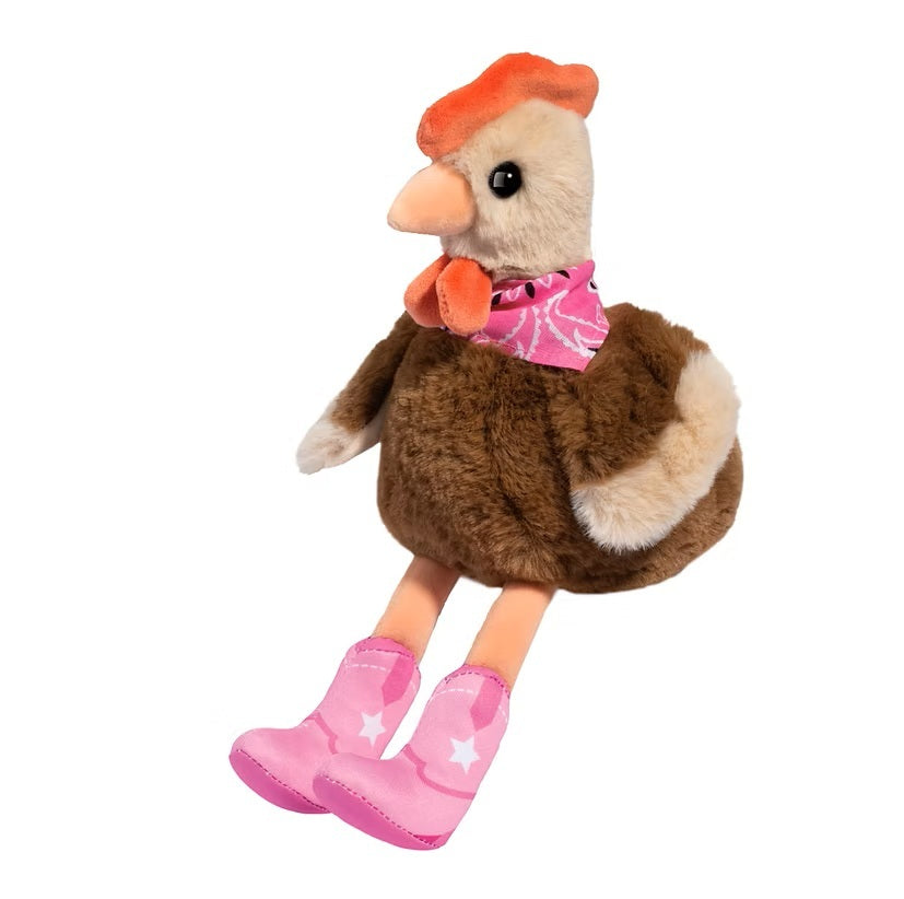 Cowgirl Chicken Plush MW-22037
