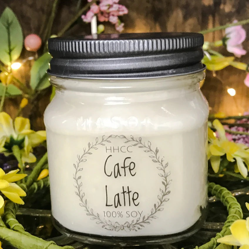 Cafe Latte 8Oz Candle MW-22092