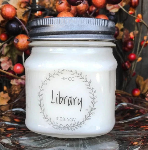 Library 8Oz Candle MW-22095