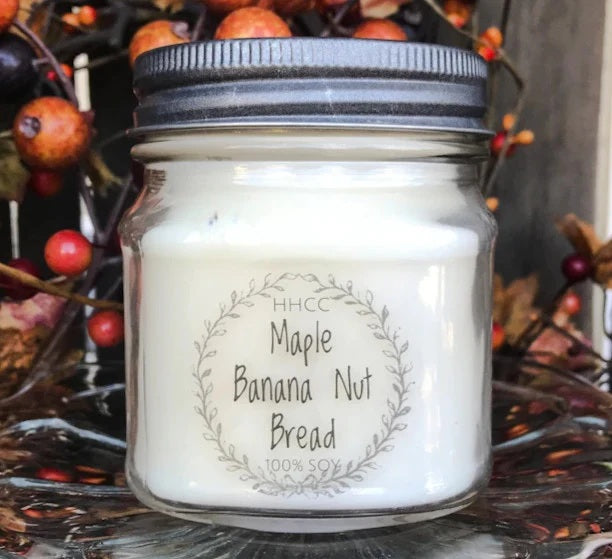 Maple Banana Bread 8Oz Candle MW-22097