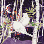 Xmas Cards Doves Birches MW-22108