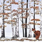 Xmas Cards Fox Birches MW-22109