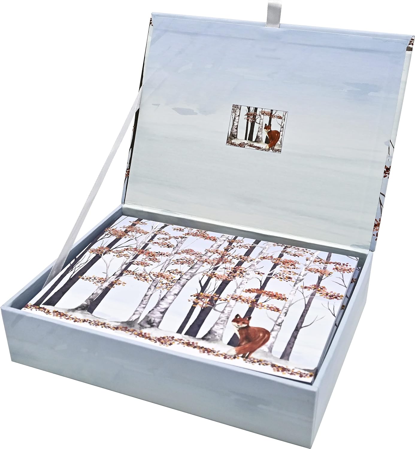 Xmas Cards Fox Birches MW-22109_3