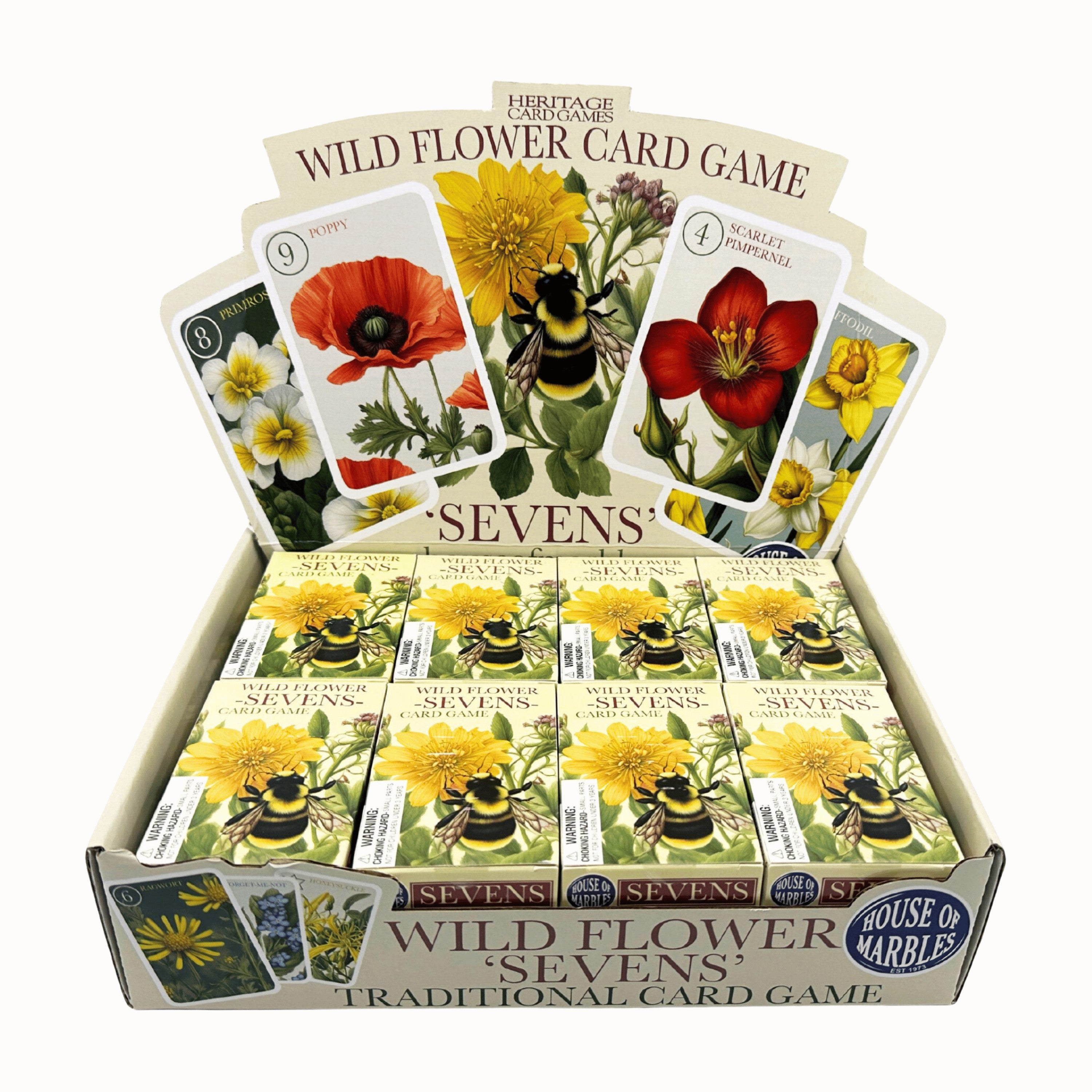 Wild Flower Sevens Card Game MW-22132