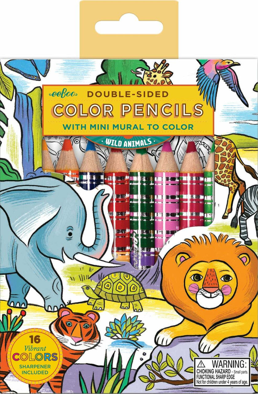 Pencils Mini Mural Wild Animal MW-22194