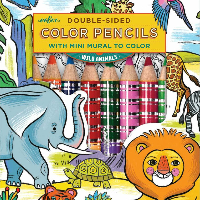 Pencils Mini Mural Wild Animal MW-22194