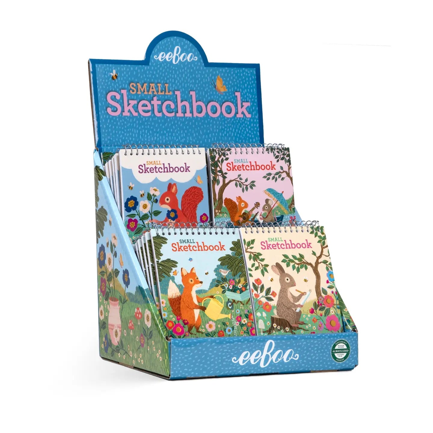 Small Sketchbook Animal Garden - (1 Item – Random Color) MW-22201
