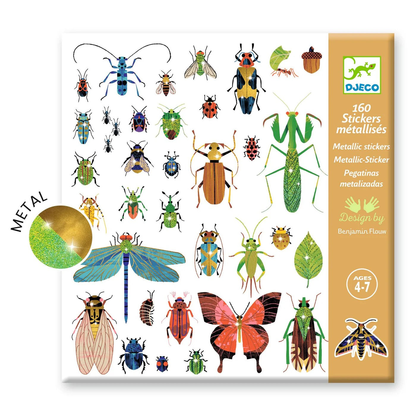 MICROCOSMS BUGS STICKERS MW-22270
