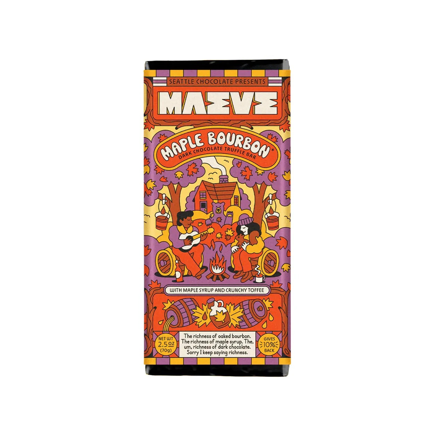 Maple Bourbon Truffle Bar MW-22275