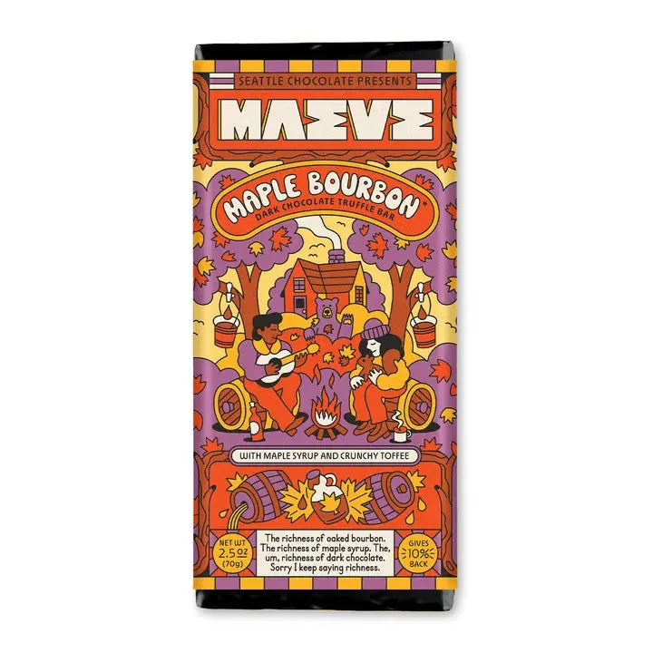 Maeve Maple Bourbon Truffle Bar - 2.5 oz MW-22275_2212c839-88a3-4005-bf18-45386cec894c