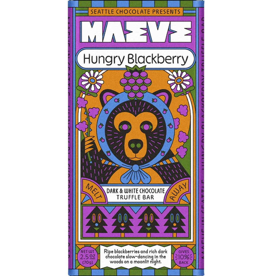 Hungry Blackberry Truffle Bar MW-22276