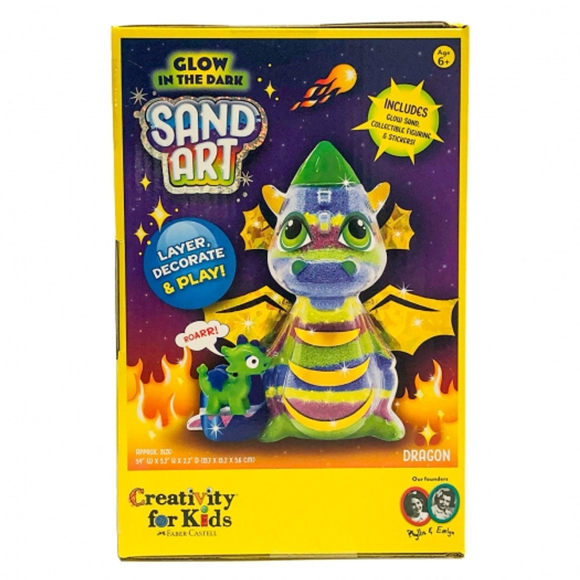 Sand Art Dragon Glow In Dark MW-22354