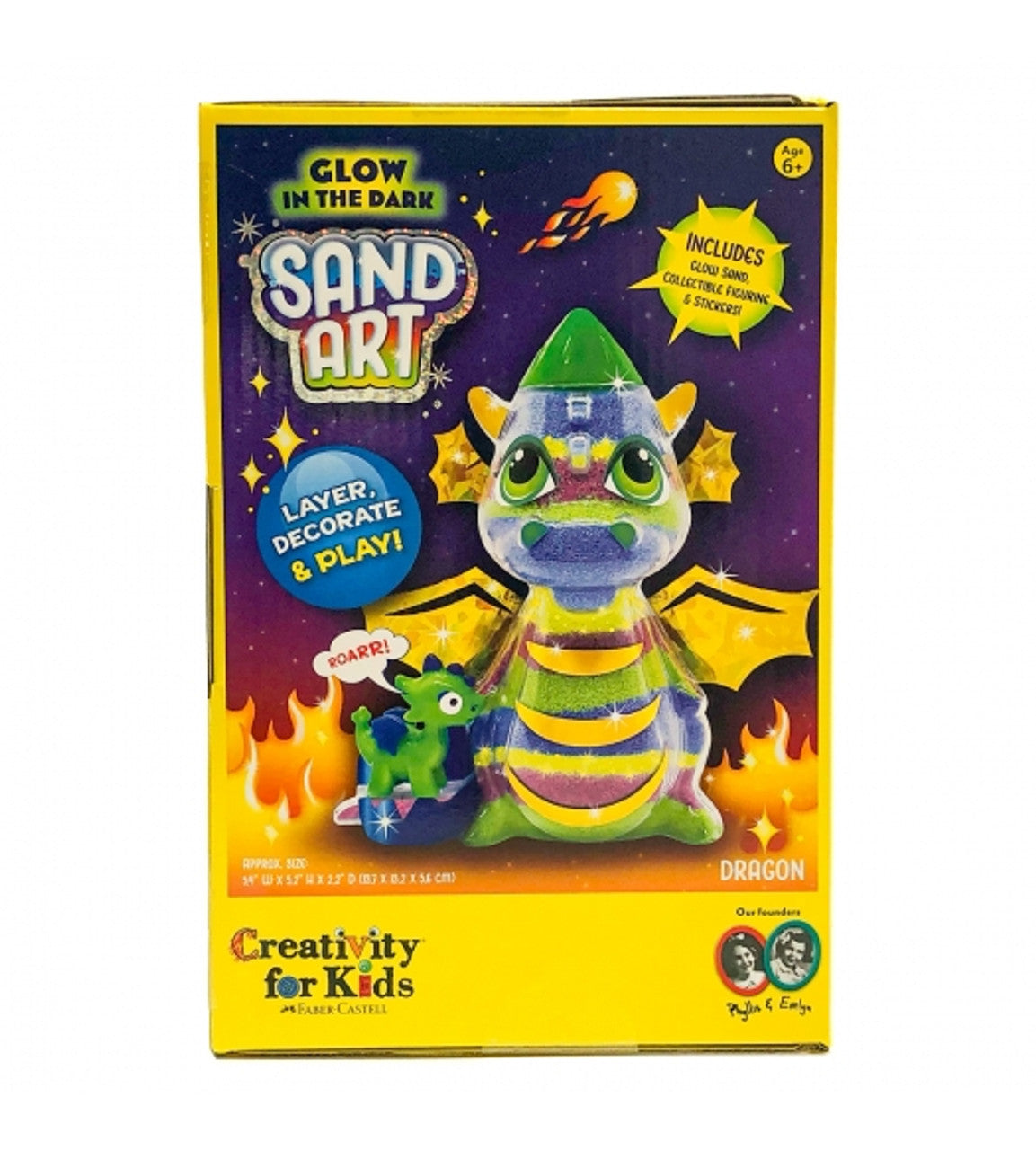 Sand Art Dragon Glow In Dark MW-22354