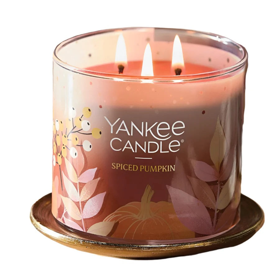 Spiced Pumpkin Yankee 3 Wick MW-22361