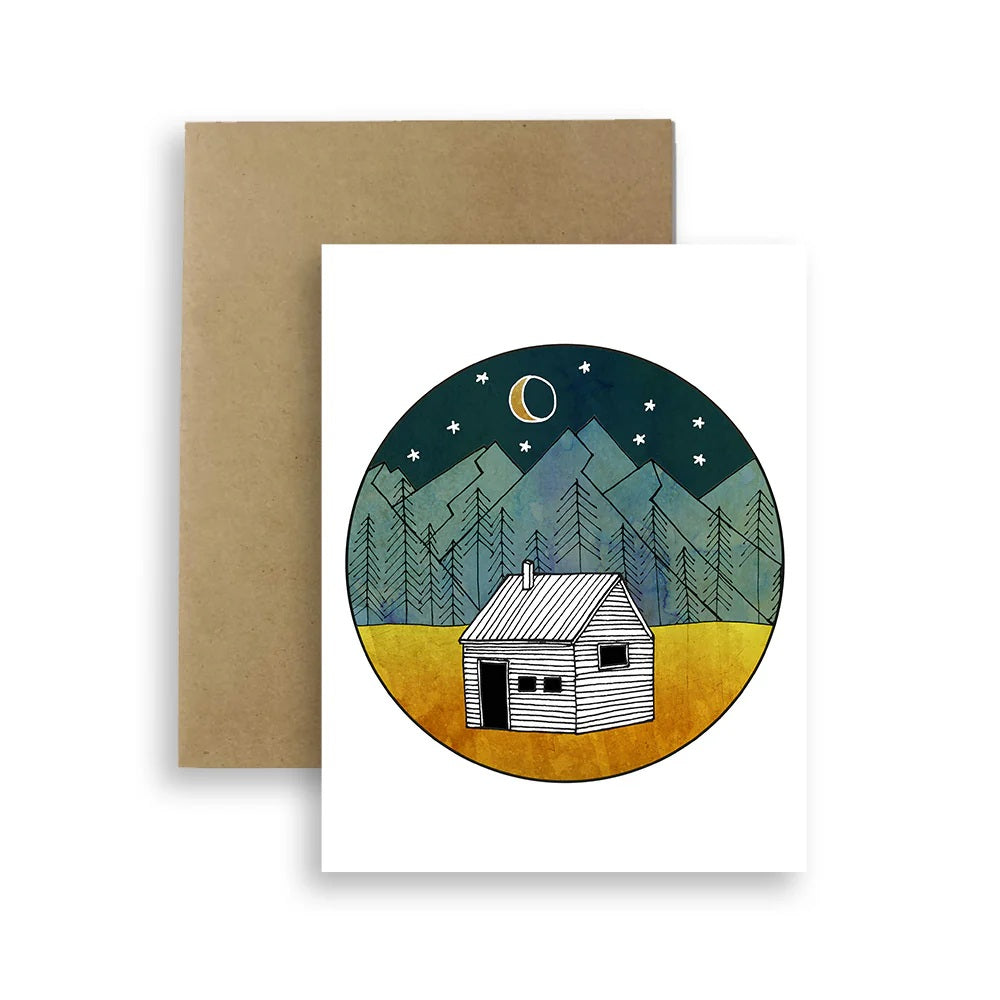 LITTLE CABIN GREETING CARD MW-22429