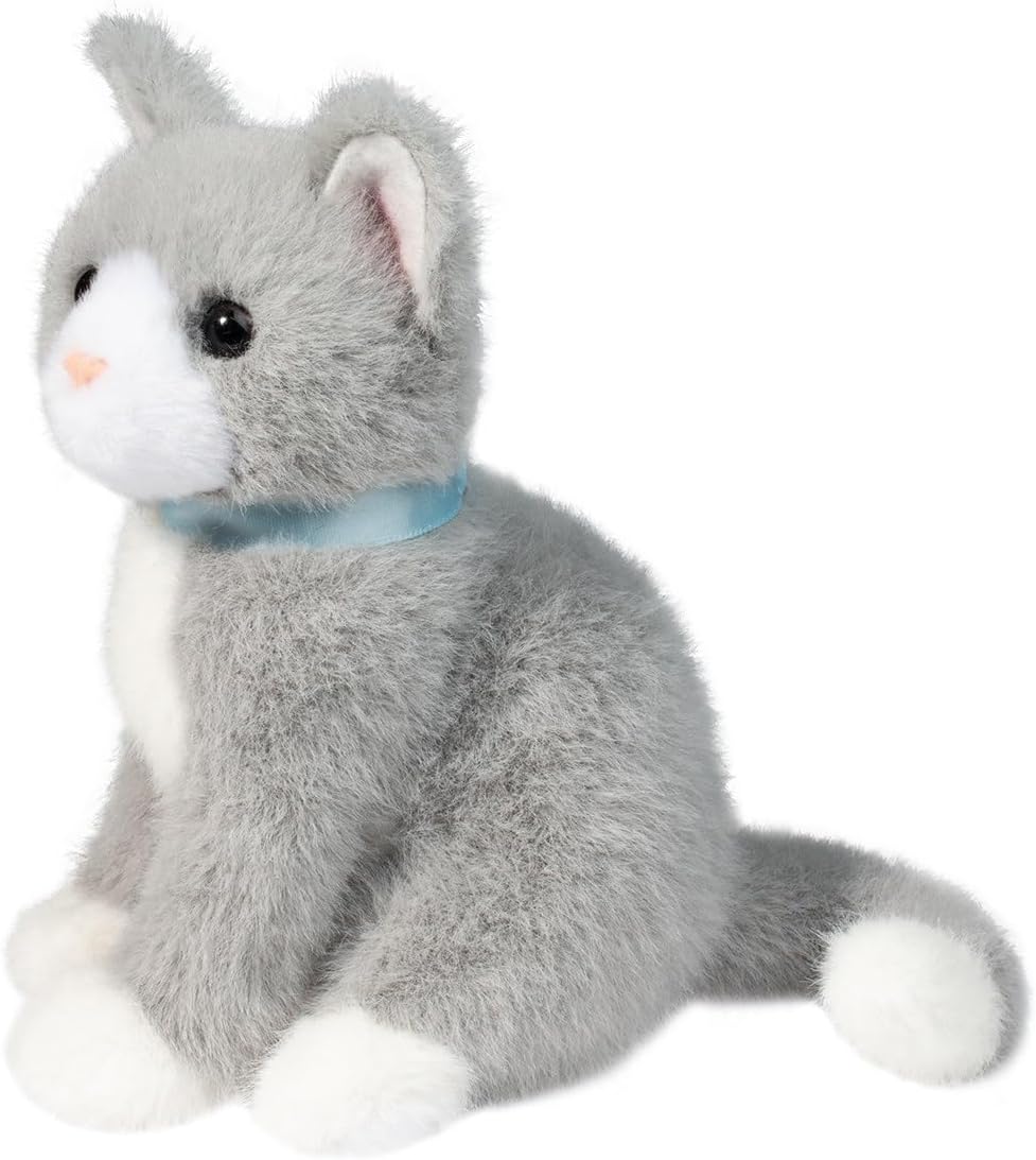 Mini Grey Cat Plush MW-22460