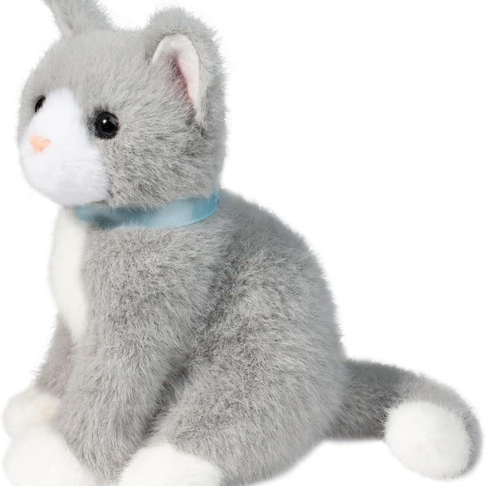 Mini Grey Cat Plush MW-22460