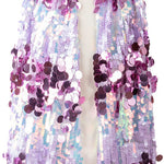 Purple Pailette Cape MW-22532