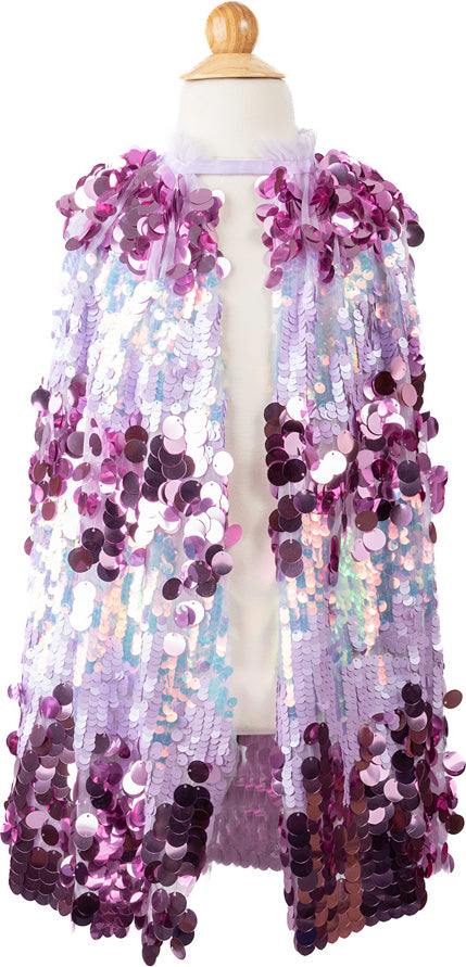 Purple Pailette Cape MW-22532