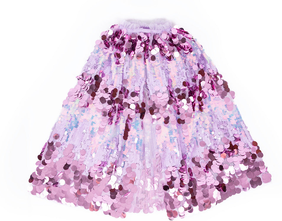 Purple Pailette Cape MW-22532_1