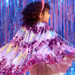Purple Pailette Cape MW-22532_3