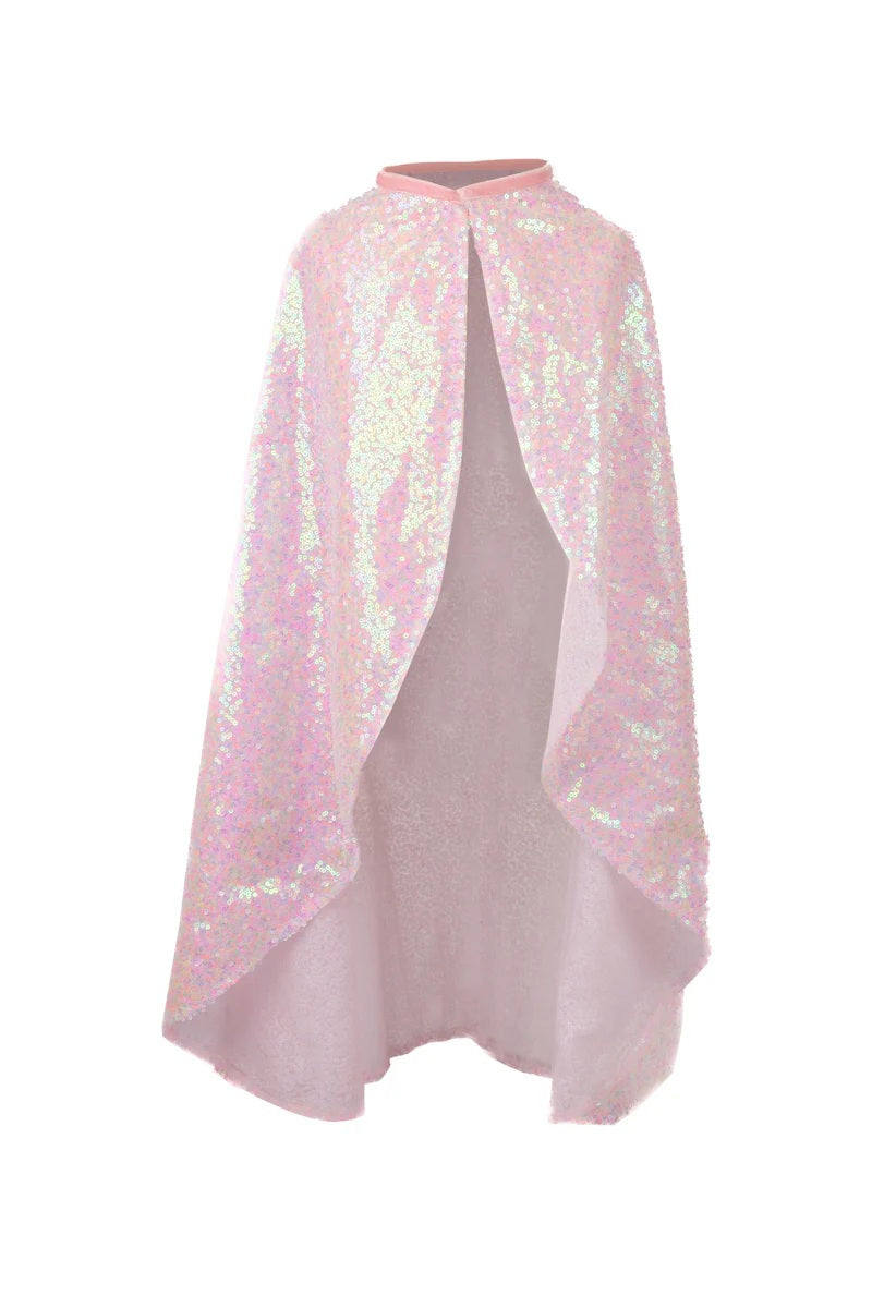 Pink Sequins Twirl Cape MW-22534