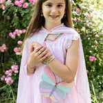Pink Sequins Twirl Cape MW-22534_3