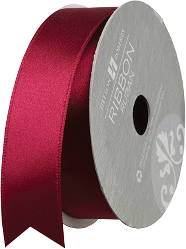 Satin 1" Ribbon Burgundy MW-22607