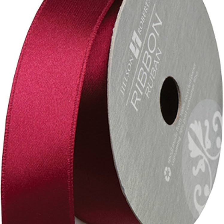 Satin 1" Ribbon Burgundy MW-22607