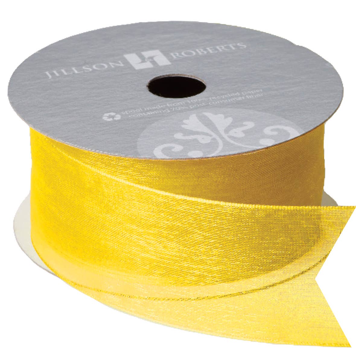 Sheer 1 1/2" Ribbon Yellow MW-22612