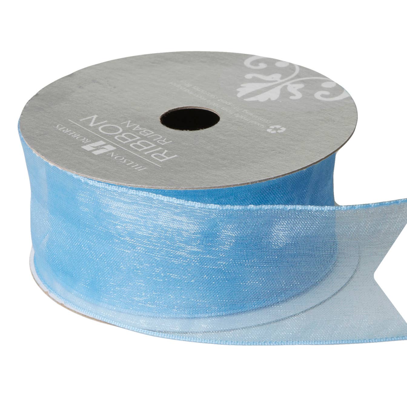 Sheer 1 1/2" Ribbon Light Blue MW-22616