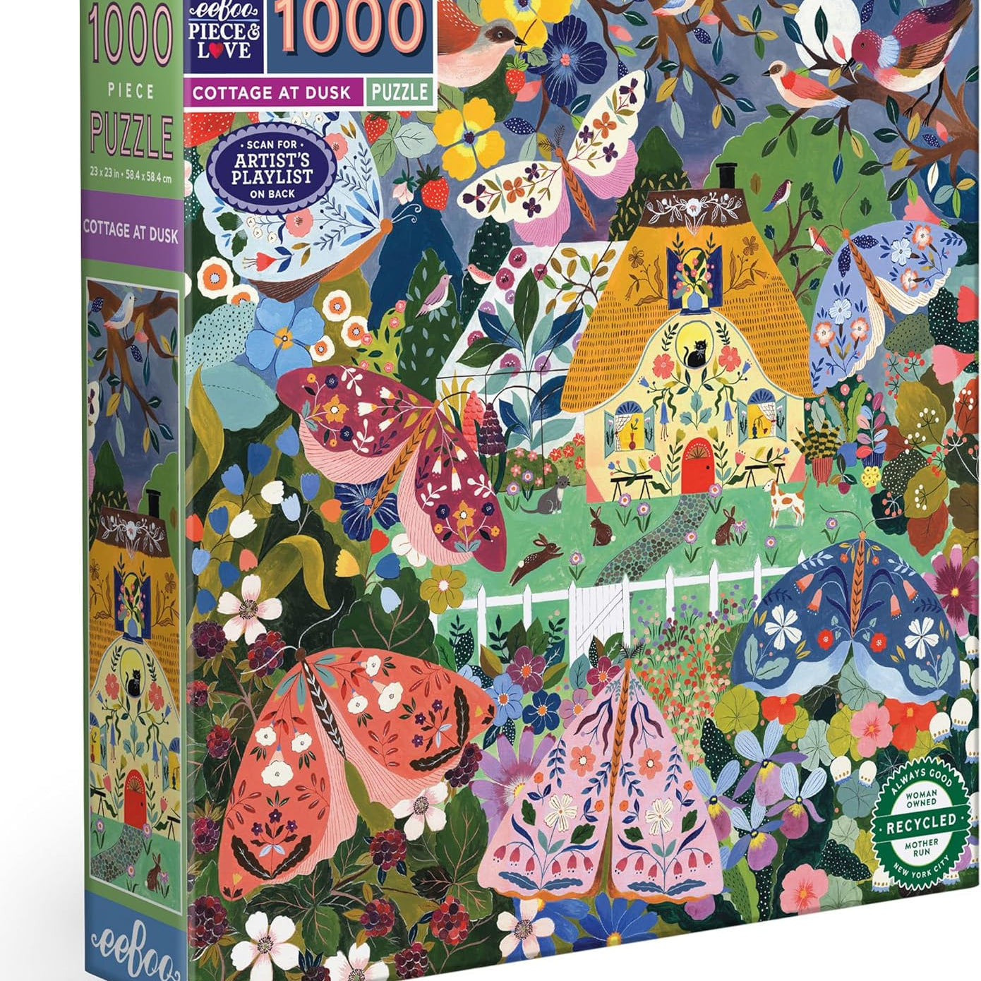 Cottage At Dusk 1000 Puzzle 20 MW-22650
