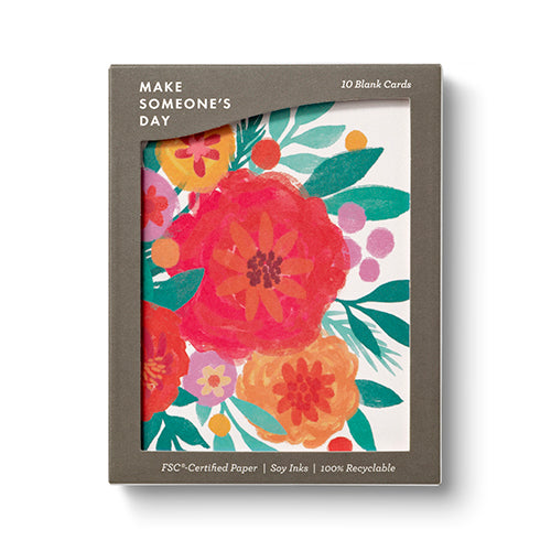 Note Cards Bursting Blossoms 50 MW-22655