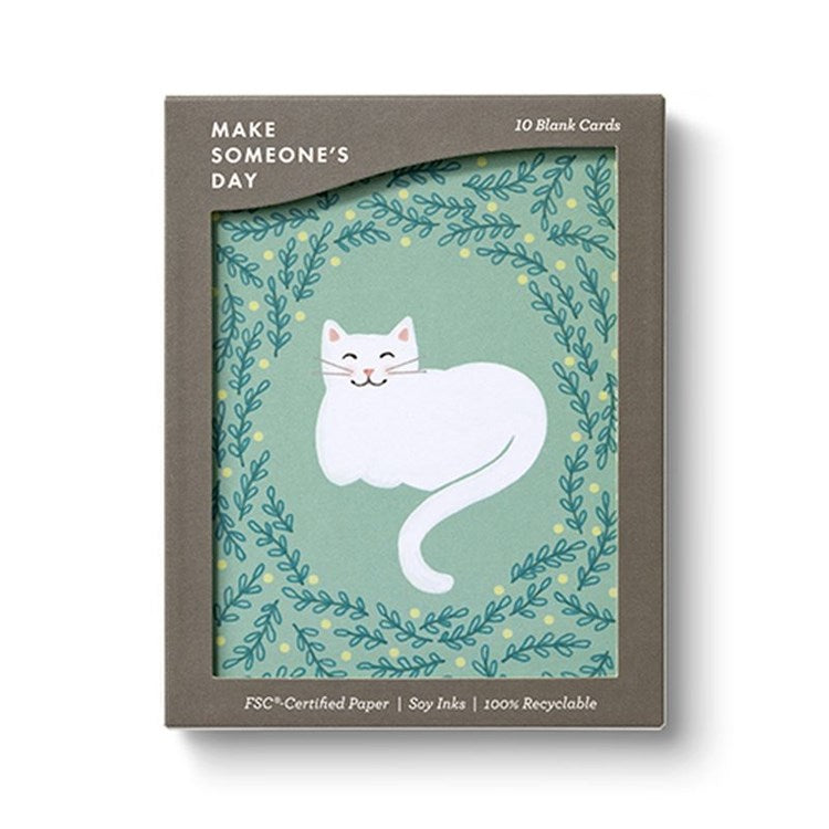 Note Cards Cuddly Cat 50 MW-22656