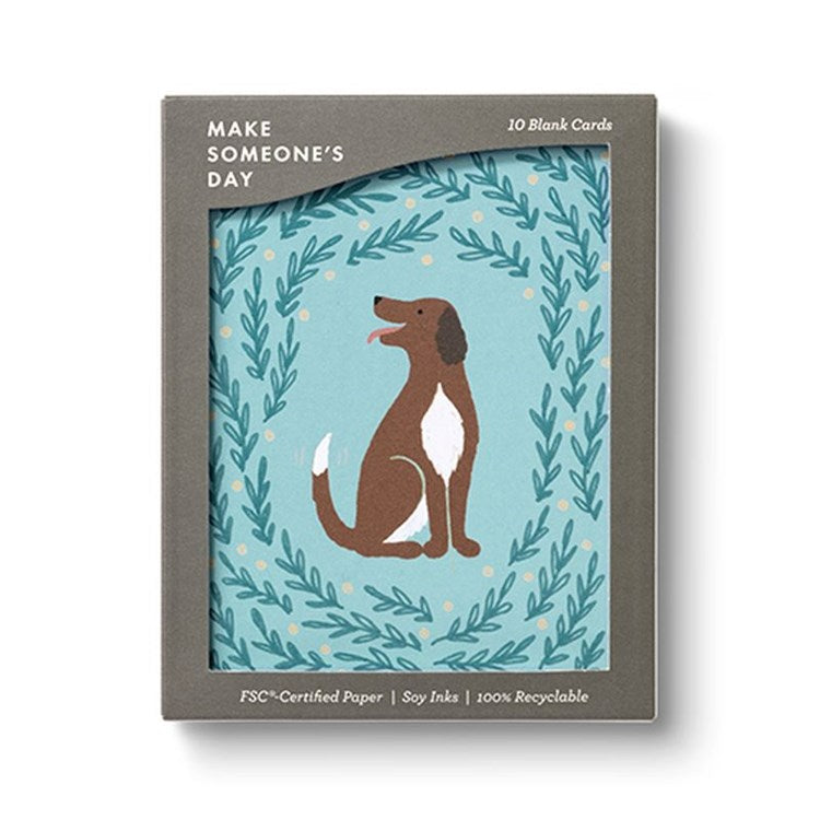 Note Cards Playful Pup 50 MW-22657