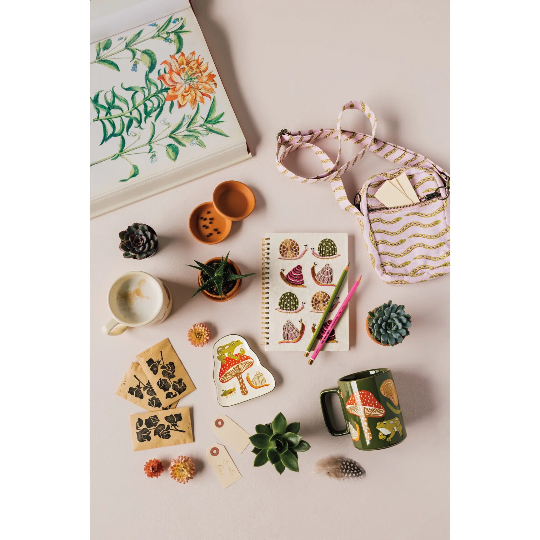 Frog Mushroom Gardenland Tray 50 MW-22691_1