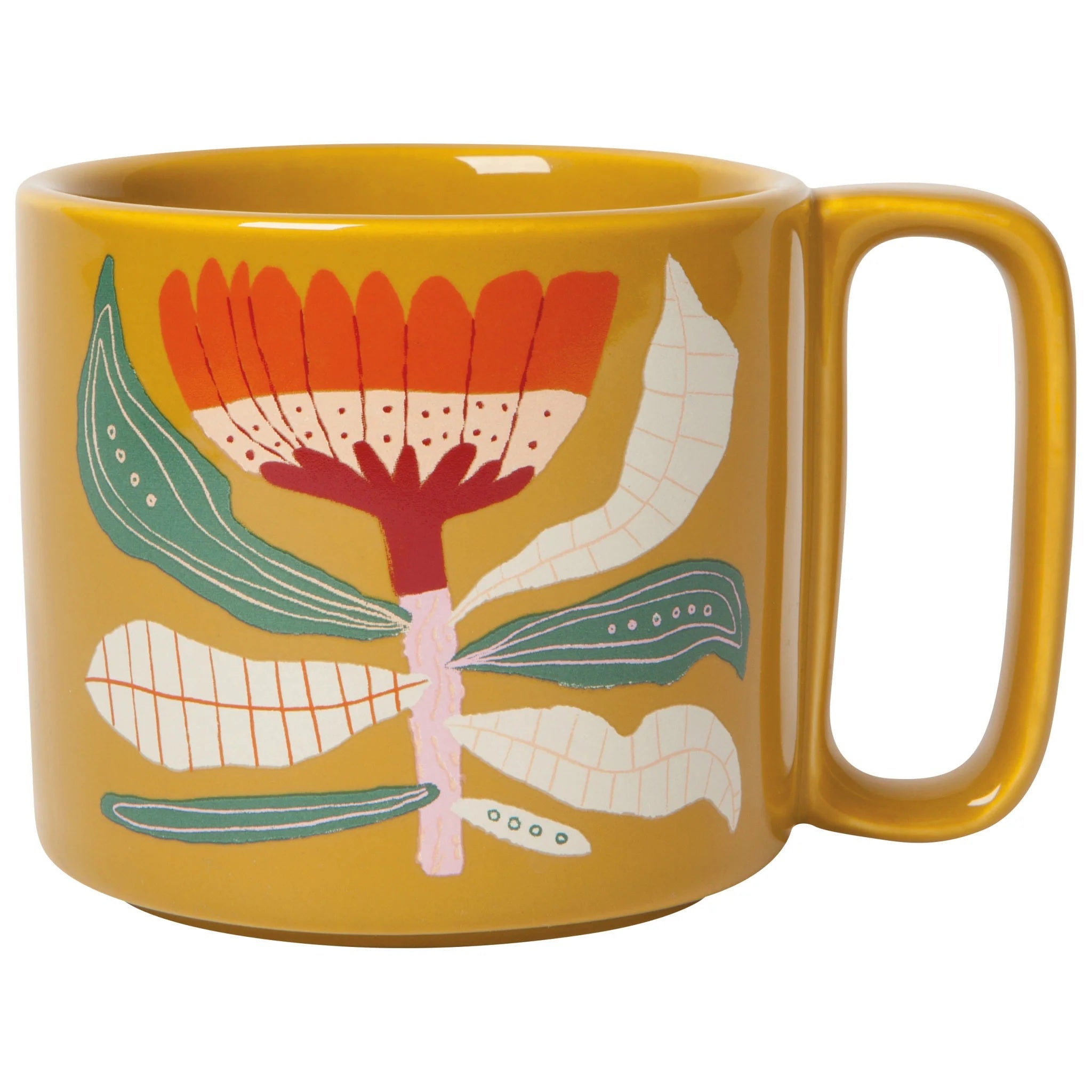 Flower Yellow Venus Midi Mug 50 MW-22693