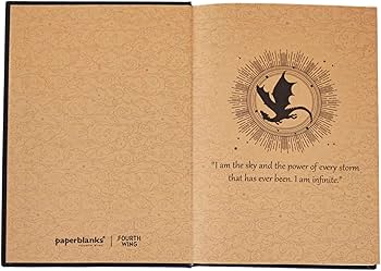 Fourth Wing Shadows Of Navarre Ultra Custom Lined Hardcover Journal, 144Pg 50 MW-22714_7d82f989-0486-49c7-b0dc-539ffc5c3ccd