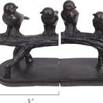 Creative Co-Op Resin Birds on a Branch Shaped Bookends (Set of 2 Pieces) 50 MW-22730_3a2baf26-cb4b-4dea-89be-9aa9c1320e3e