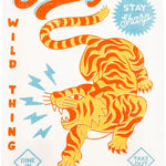 Tiger Diner Tea Towel 50 MW-22758